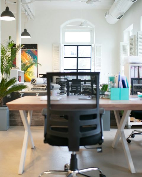 chairs beside table
