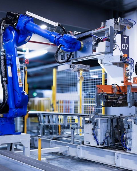 a machine that is working on some kind of thing