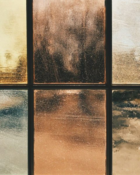 several assorted-color glass frames